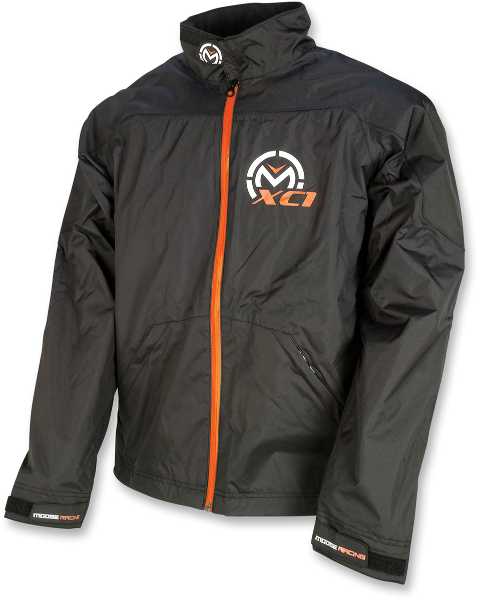 Moose Racing Youth XC1 Rain Jacket - Black