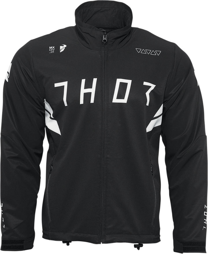 Thor Warmup Jacket - Black/White