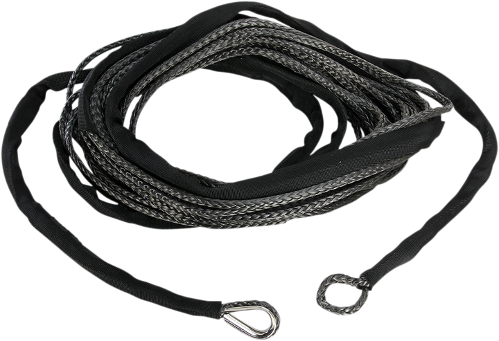 MOOSE OFFROAD Winch Rope - Black - 3/16" x 50' 600-5050