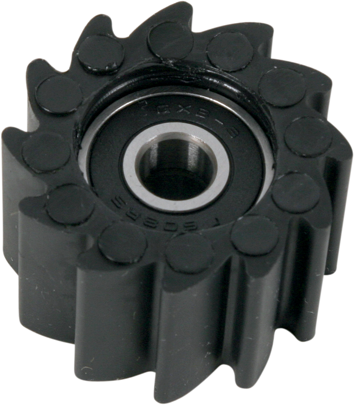 UFO Chain Roller in Black for Kawasaki KX 250 and KX 450, Part Number KA04711#001