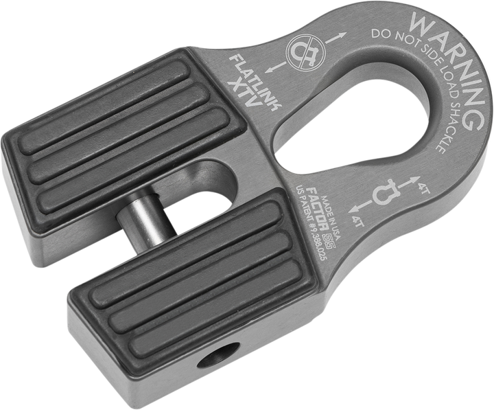 FACTOR 55 FlatLink XTV Winch Shackle Mount - Gray 00070-06
