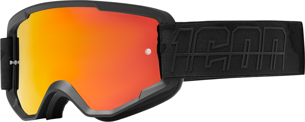 ICON Airflite Goggle - Black - RST Red Lens