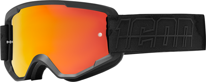 ICON Airflite Goggle - Black - RST Red Lens