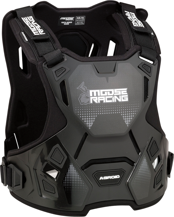Moose Racing Youth Agroid Chest Guard - Black