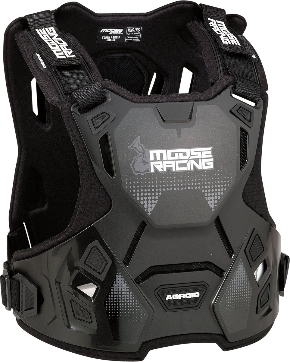 Moose Racing Youth Agroid Chest Guard - Black
