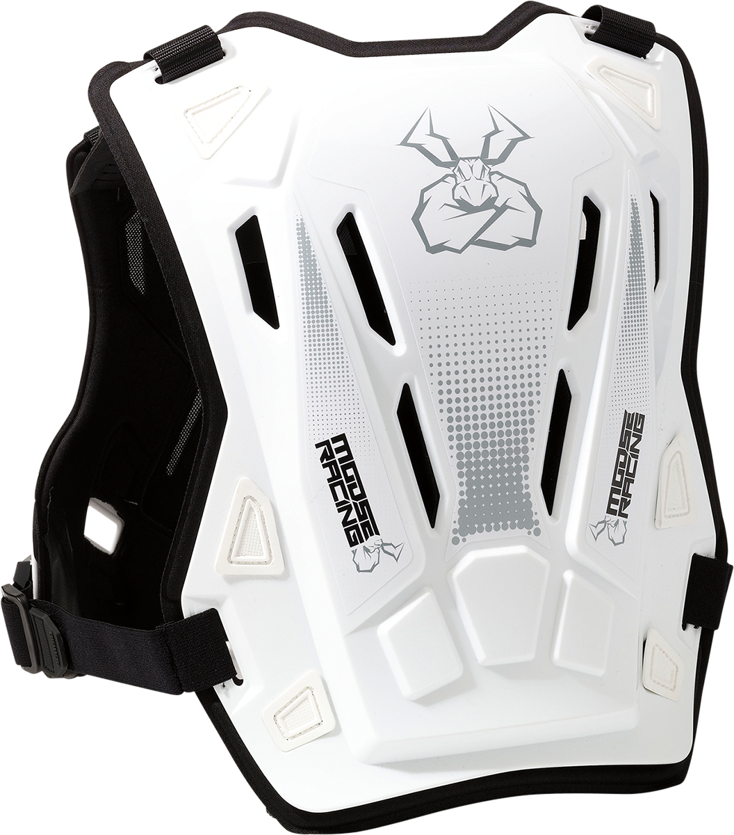 Moose Racing Youth Agroid Chest Guard - White