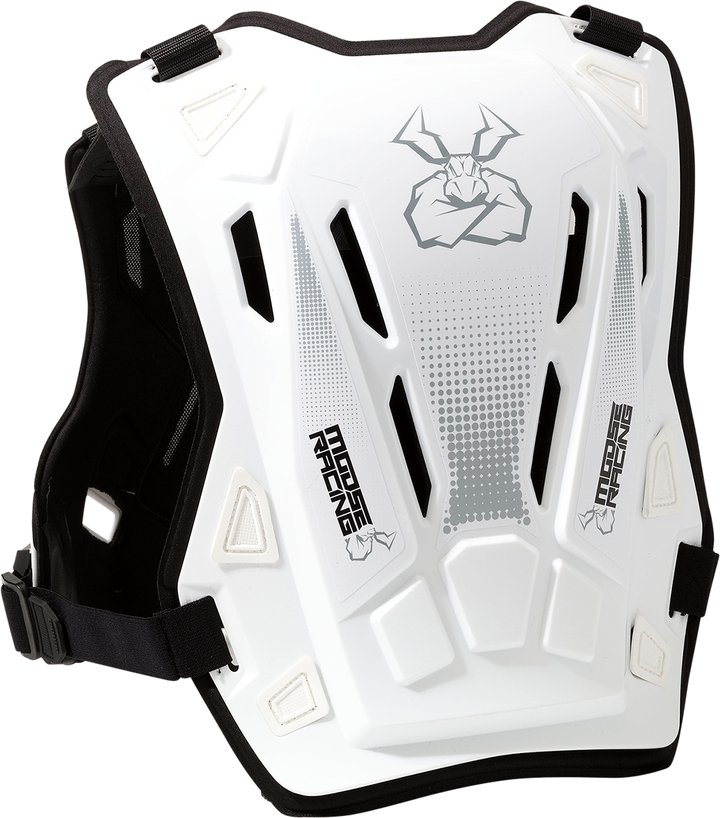 Moose Racing Youth Agroid Chest Guard - White