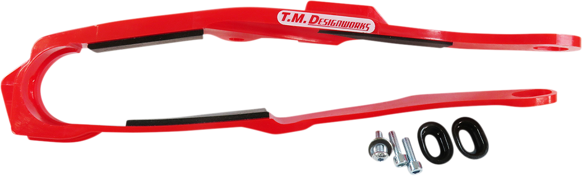 T.M. DESIGNWORKS DCS-H35-RD Chain Slider for Honda, Red