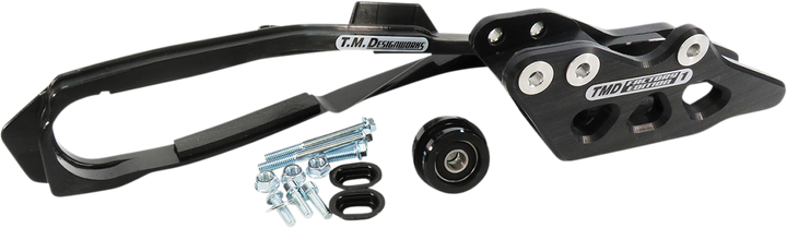 T.M. DESIGNWORKS DCK-OR16-BK Chain Guide and Slider Kit for Honda - Black