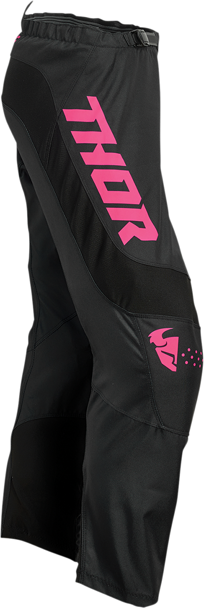 Thor Women's Sector Minimal Pants - Black/Pink Fluo