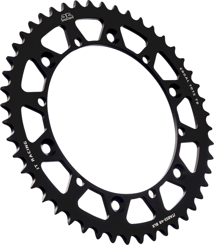 JT Sprockets RaceLite Rear Sprocket JTA853.48BLK, Black, 48-Tooth for Yamaha