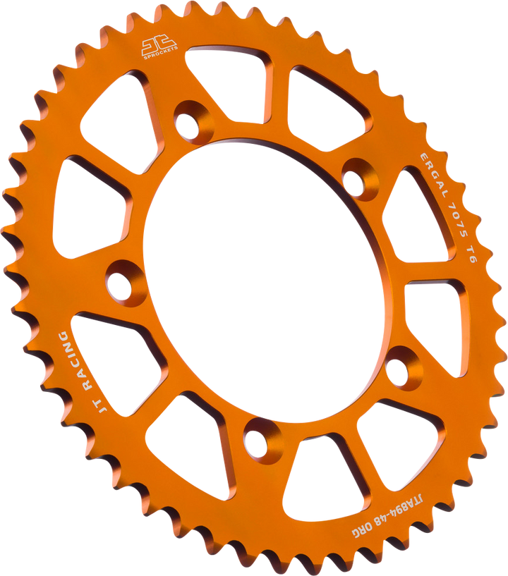JT Sprockets JTA894.48ORG Orange Rear Sprocket, 48-Tooth for KTM