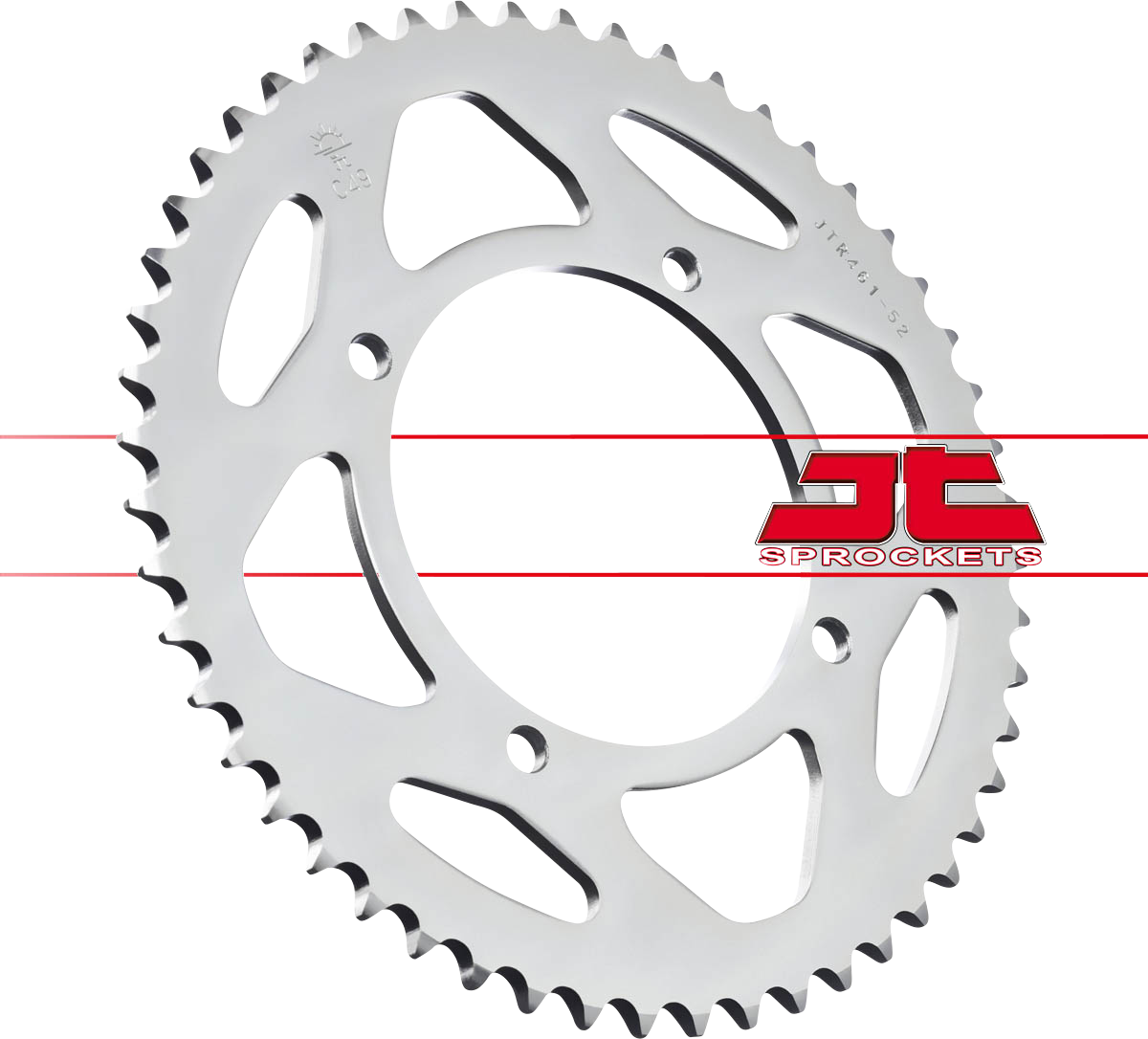 JT Sprockets JTR461.52 Rear Sprocket, 52-Tooth for Kawasaki KX100