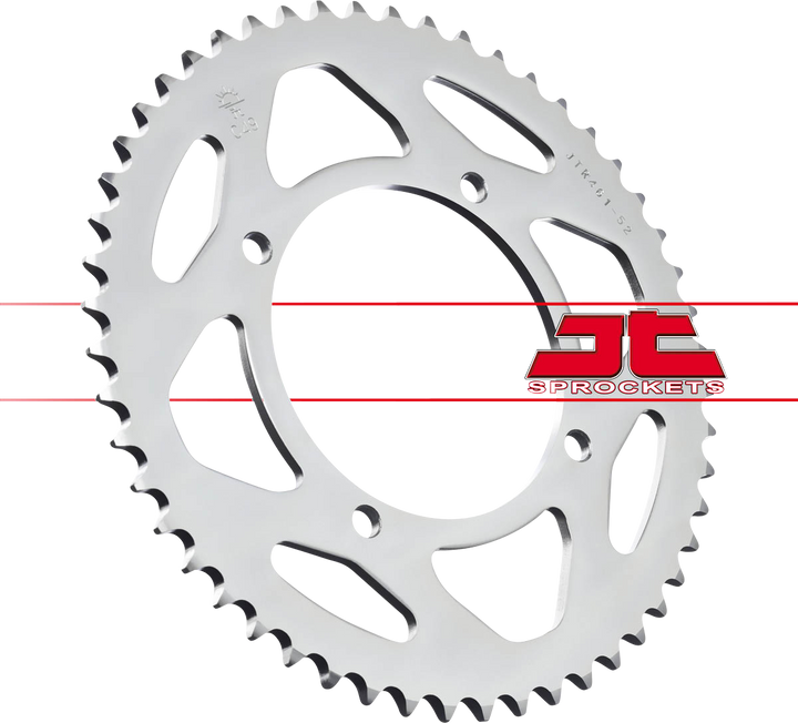 JT Sprockets JTR461.52 Rear Sprocket, 52-Tooth for Kawasaki KX100