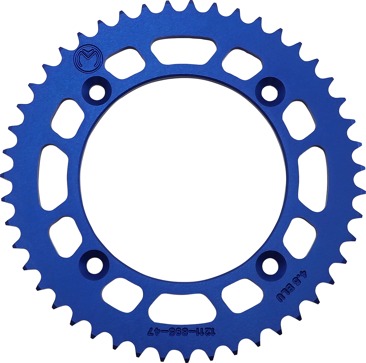 Moose Offroad 1211-895-47-12 Rear Sprocket, 47-Tooth Aluminum, Blue for Husqvarna and KTM