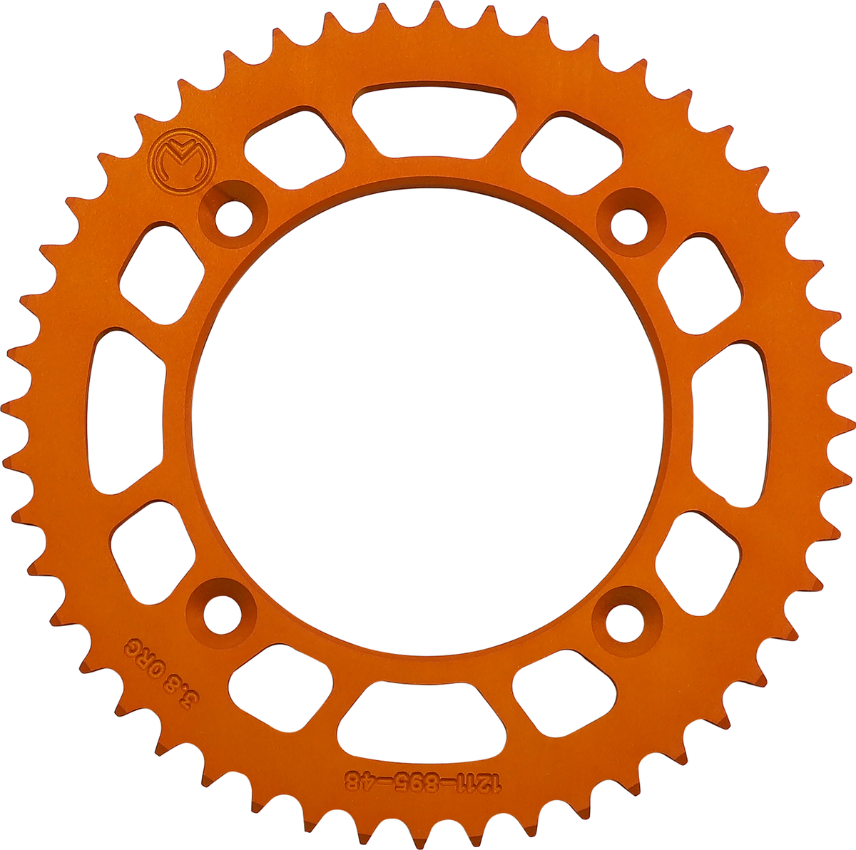 Moose Offroad 1211-895-48-14 Rear Sprocket, 48-Tooth Aluminum, Orange for Husqvarna and KTM