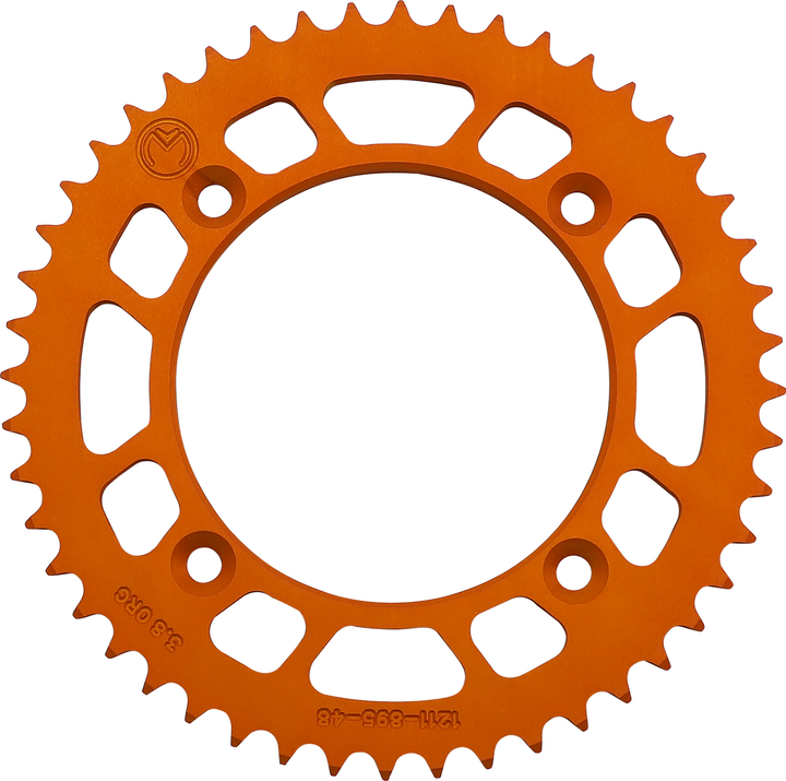 Moose Offroad 1211-895-48-14 Rear Sprocket, 48-Tooth Aluminum, Orange for Husqvarna and KTM