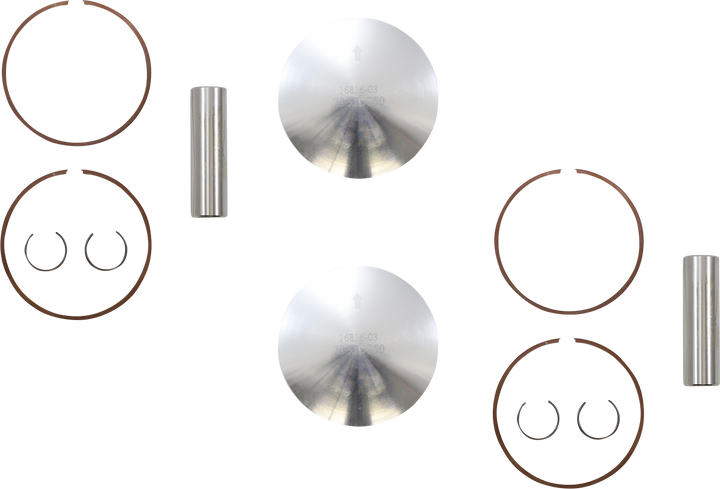 WOSSNER Piston Kit - 72.38 mm - Polaris K7063D050-2