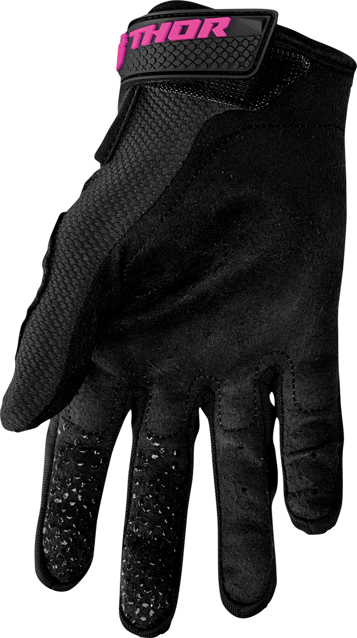 Thor Women's Sector Gloves - Black/Pink