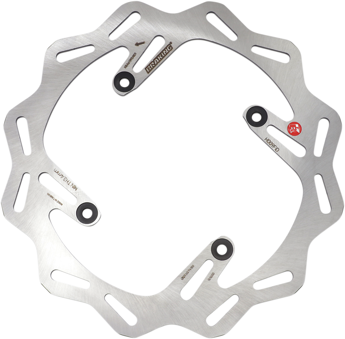 BRAKING HO09FID Front Brake Rotor for Honda