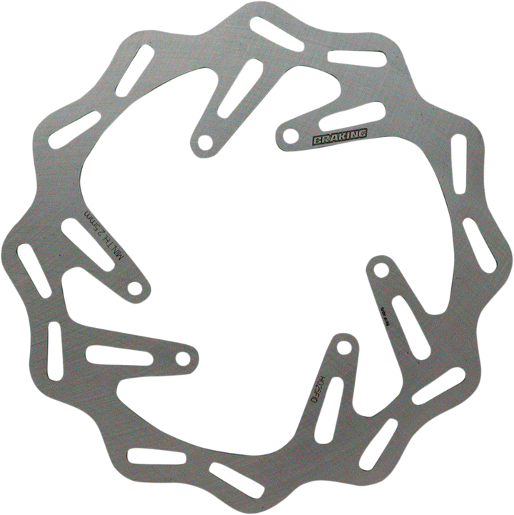 BRAKING WF4104 Front Brake Rotor for Honda