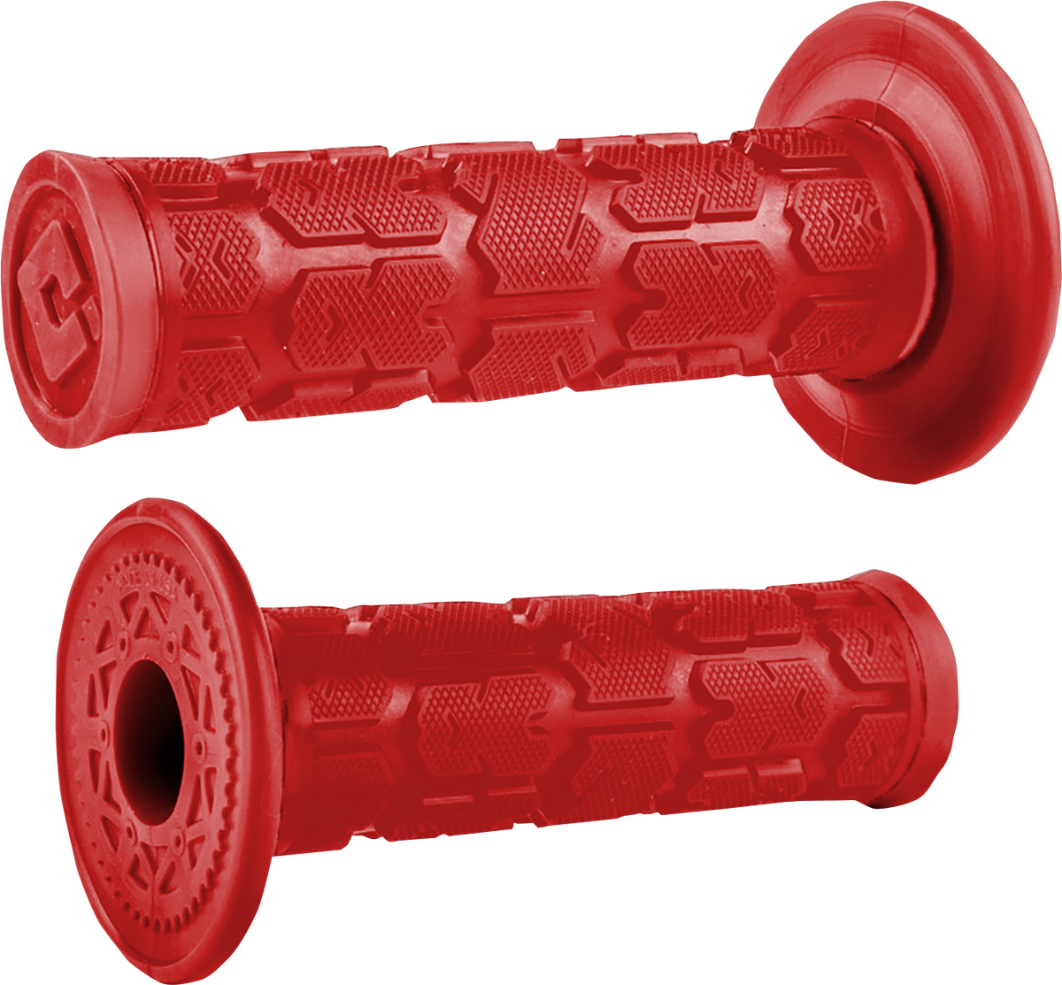 ODI Rogue MX Single Ply Grips, Red, H03RGR