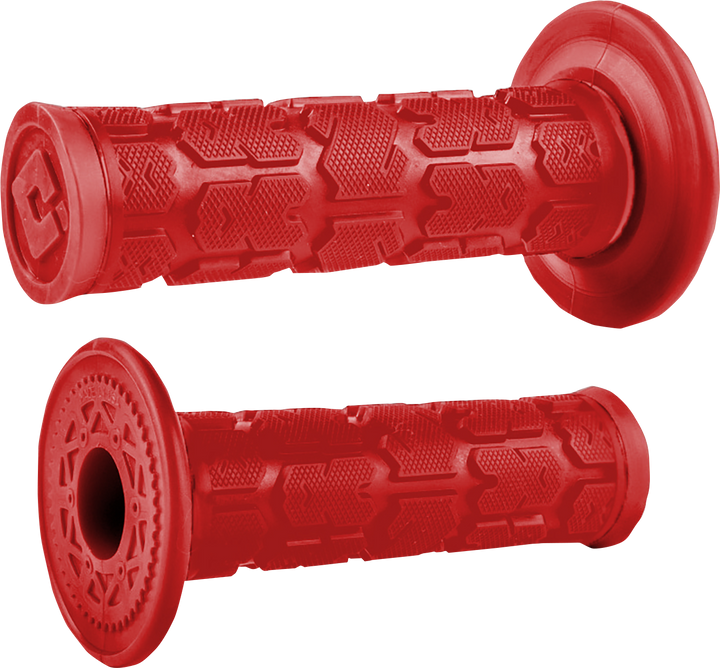 ODI Rogue MX Single Ply Grips, Red, H03RGR