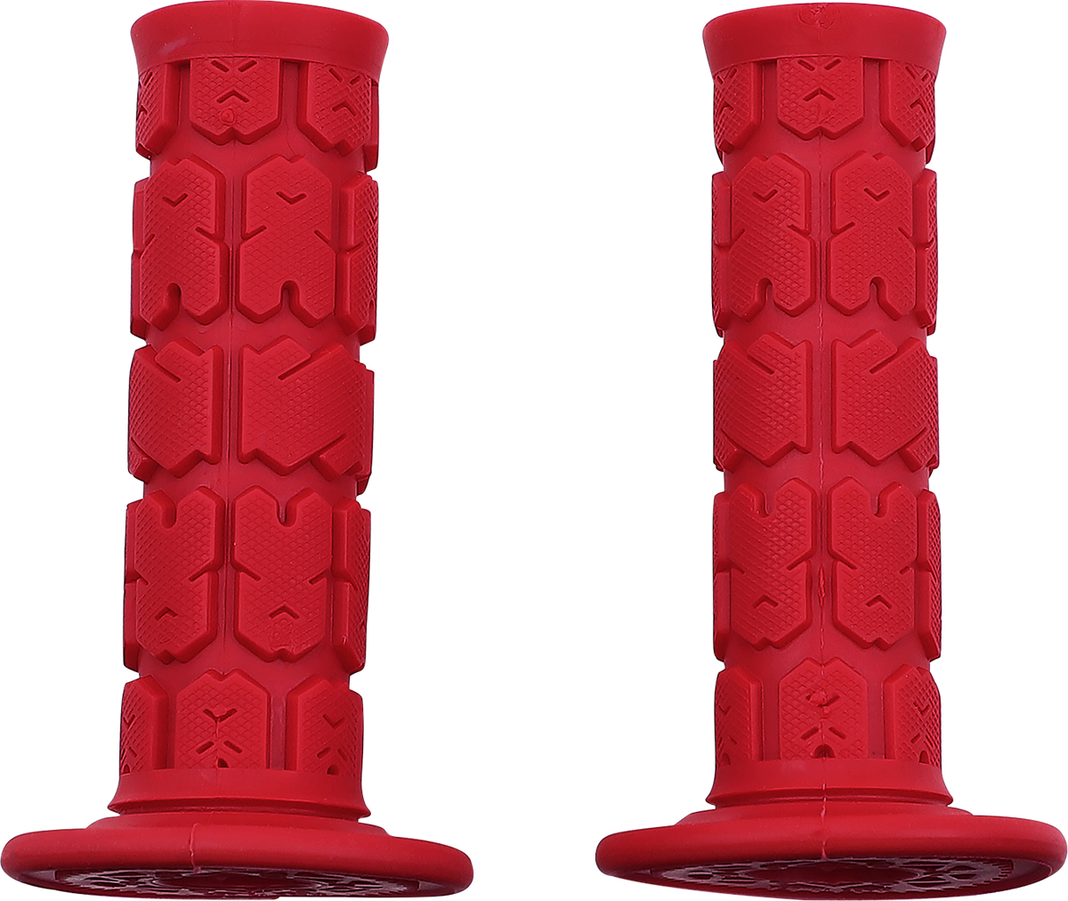 ODI Rogue MX Single Ply Grips, Red, H03RGR