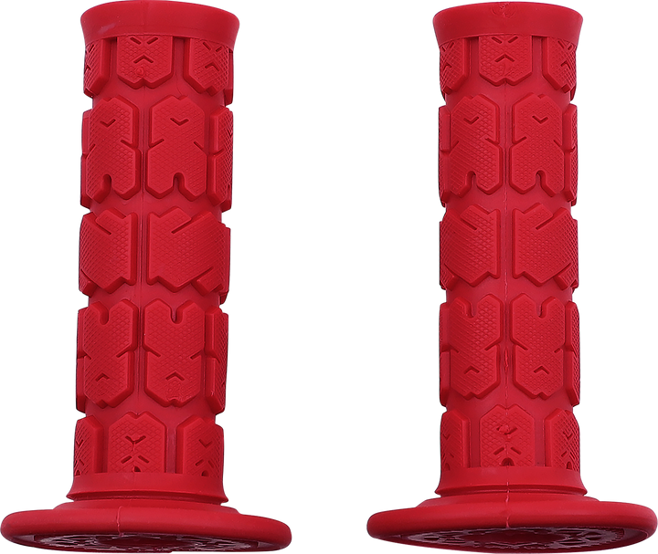 ODI Rogue MX Single Ply Grips, Red, H03RGR
