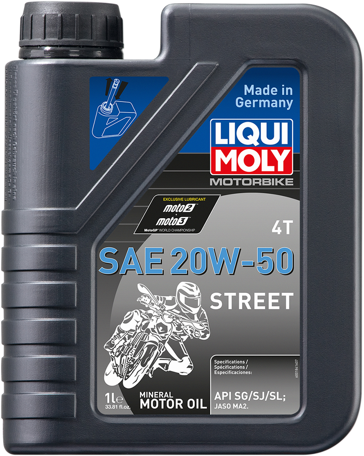 Liqui Moly Street 4T Motor Oil - 20W-50 - 1 L