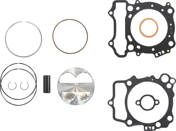 Cylinder Works Big Bore Cylinder Kit with Vertex Pistons 80.00 mm for Yamaha - CW21013K01