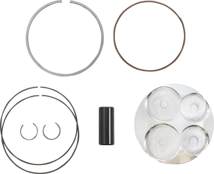 JE Pistons 373035 Piston Kit, 79.00 mm, 14.5:1 Compression Ratio for Honda