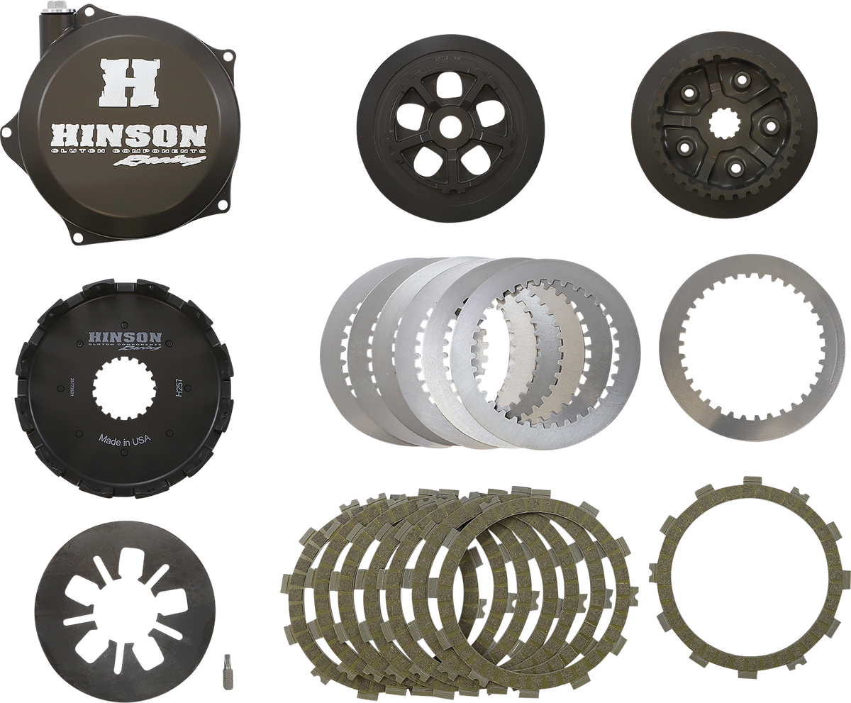 Hinson Racing HC557-2101 Billetproof Conventional Clutch Kit for Kawasaki KX250 and KX250X/XC