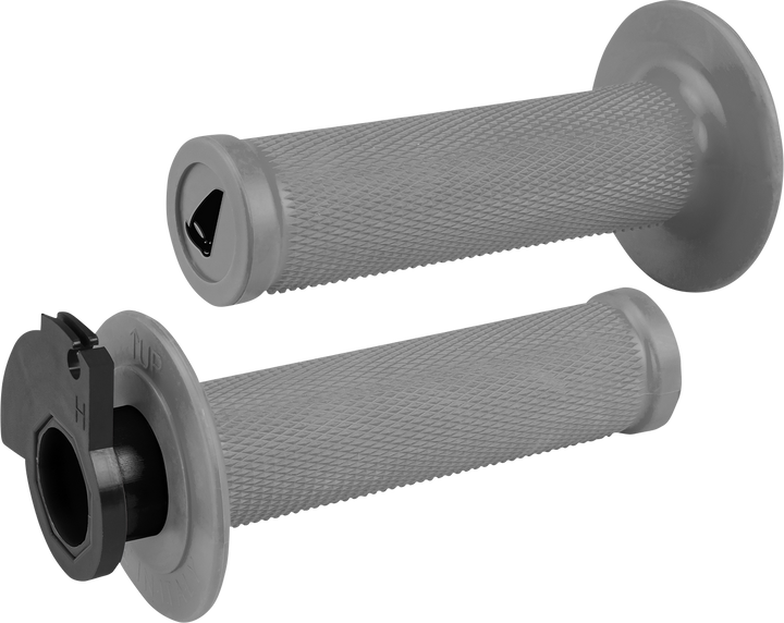 UFO Lock-On Motorcycle Grips, Gray, MA01828#E