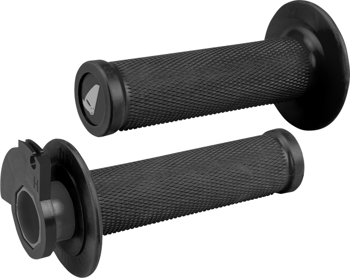 UFO Lock-On Motorcycle Grips, Black – Part Number MA01828#K