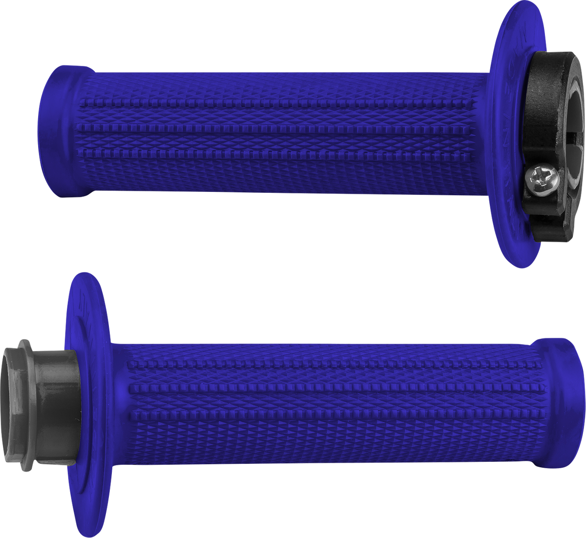 UFO MA01828#C Blue Lock-On Motorcycle Grips