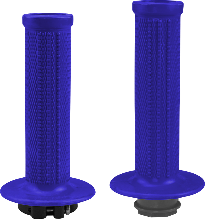 UFO MA01828#C Blue Lock-On Motorcycle Grips