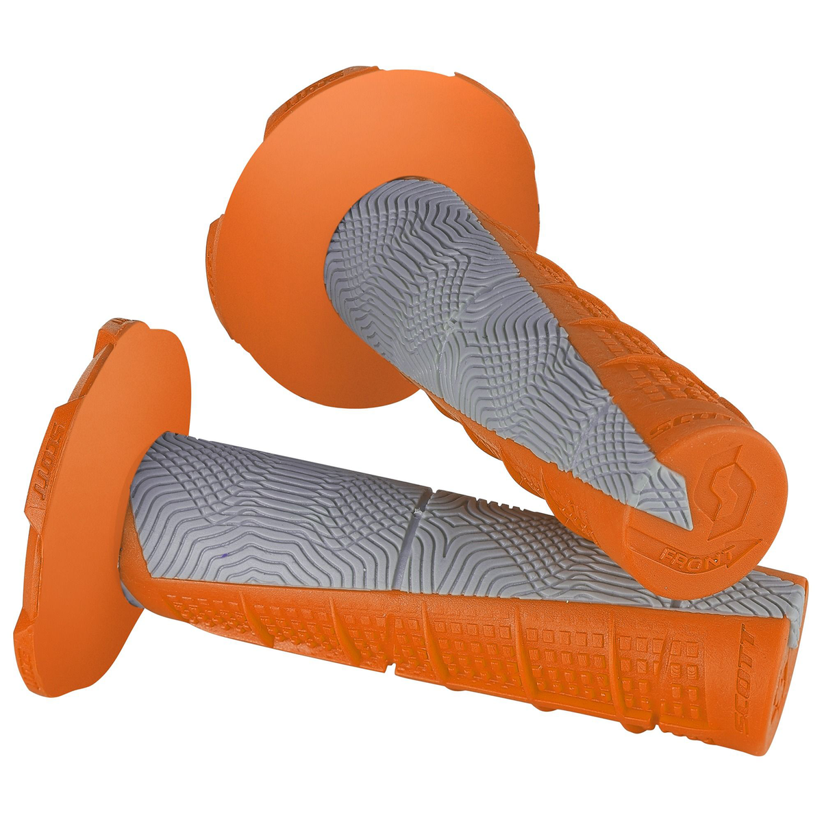 SCOTT Deuce Grips with Donut, Orange and Gray, Part Number 219627-1011