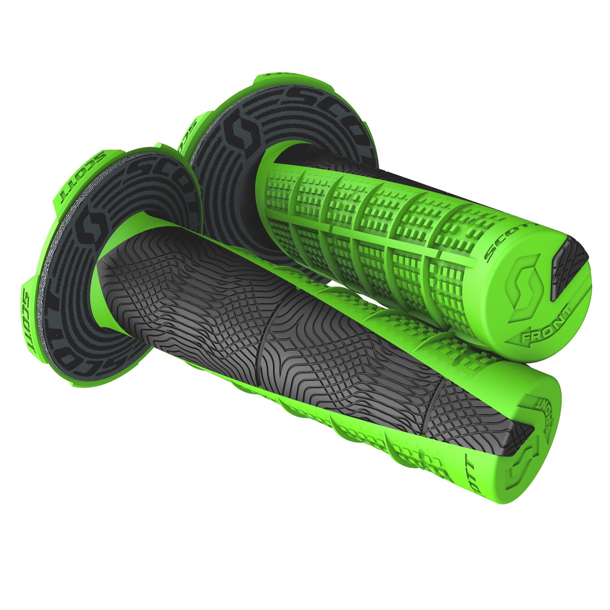 SCOTT Deuce Grips with Donut, Neon Green/Black – Part Number 2196274376