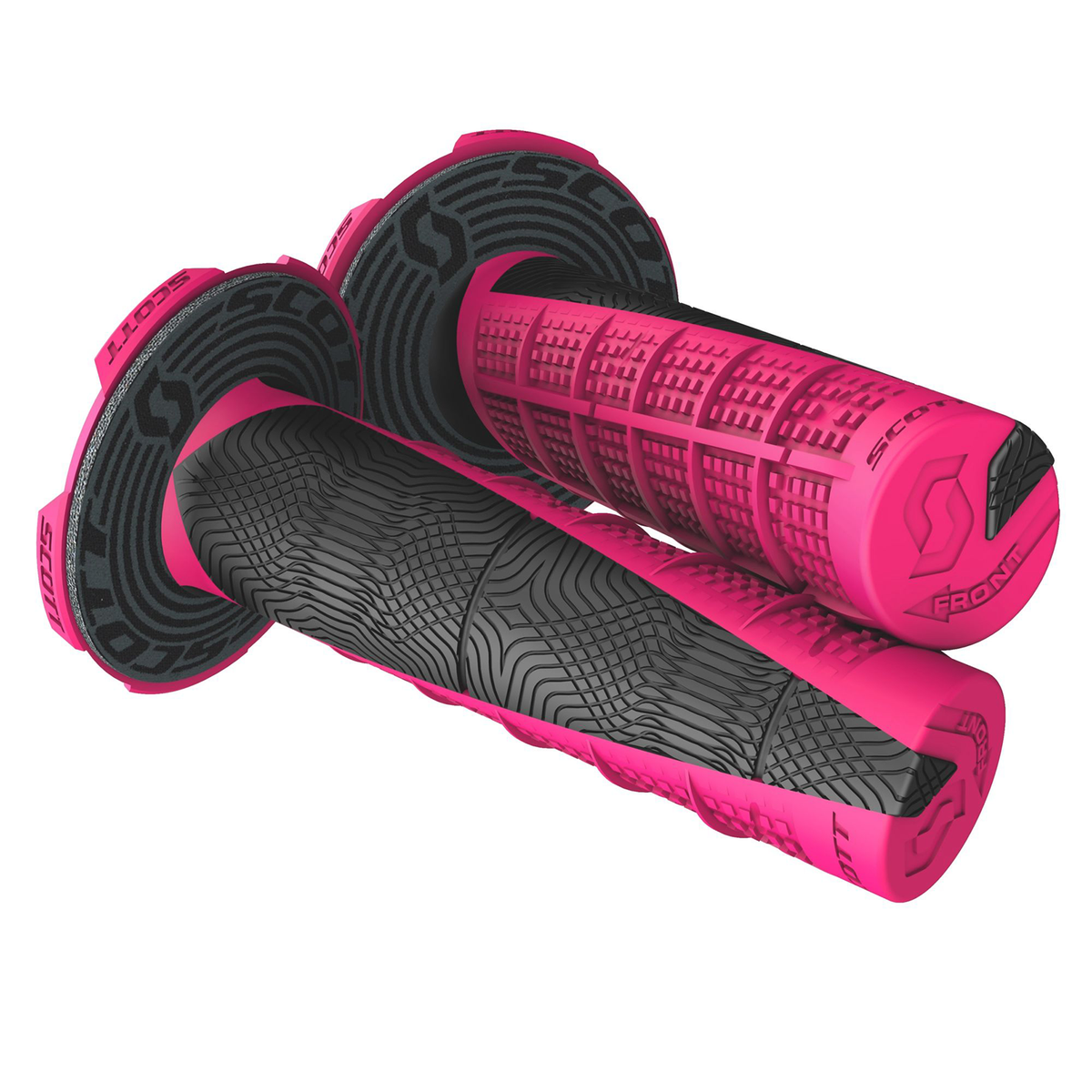 SCOTT Deuce Grips with Donut, Pink/Black – Part Number 2196271665