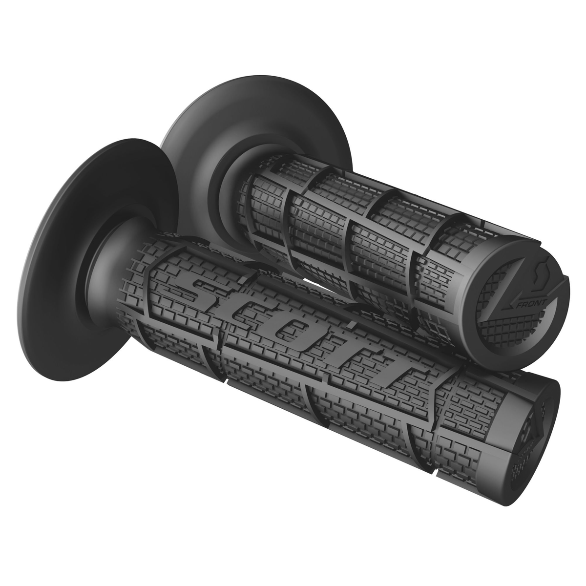 SCOTT Radial Full Waffle Grips - Black, Part Number 2339250001