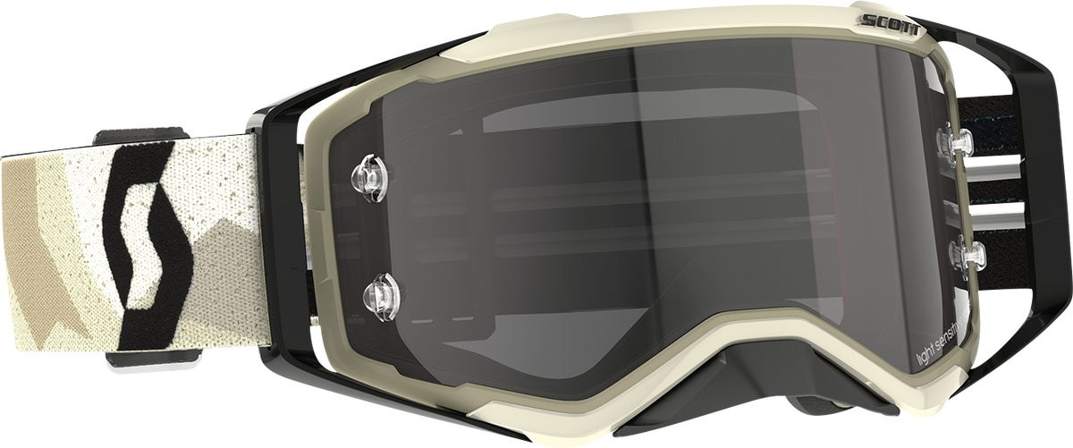 SCOTT Prospect Sand Dust Goggle - Camo Beige/Black - Light Sensitive - Gray Works Lens