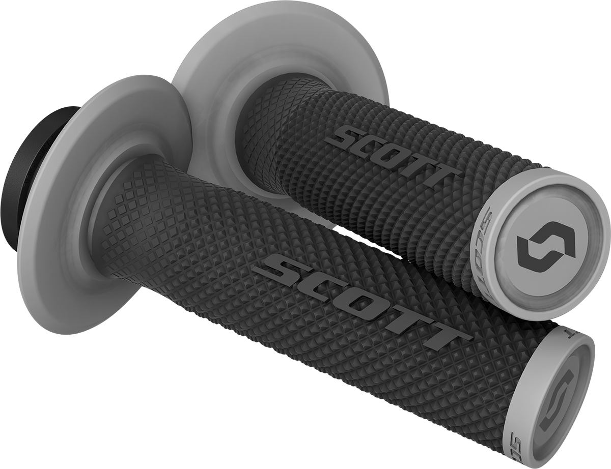 SCOTT SX II Lock-On Grips with Cam Set, Black/Gray, Part 2924521001222