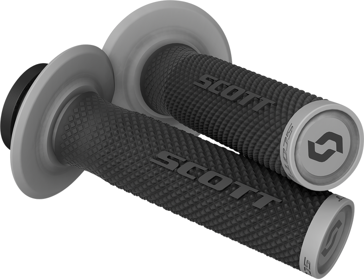 SCOTT SX II Lock-On Grips with Cam Set, Black/Gray, Part 2924521001222