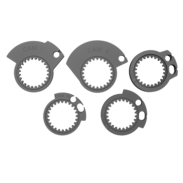 SCOTT SX II Lock-On Grips and Cam Set Black/Green 2924521043222