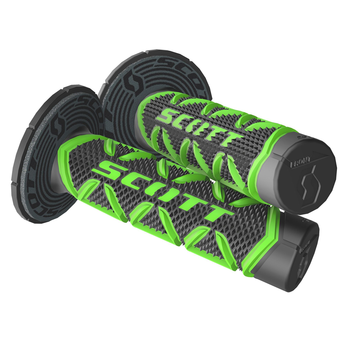 SCOTT Diamond Grips with Donut, Green/Black – Part Number 2196261089