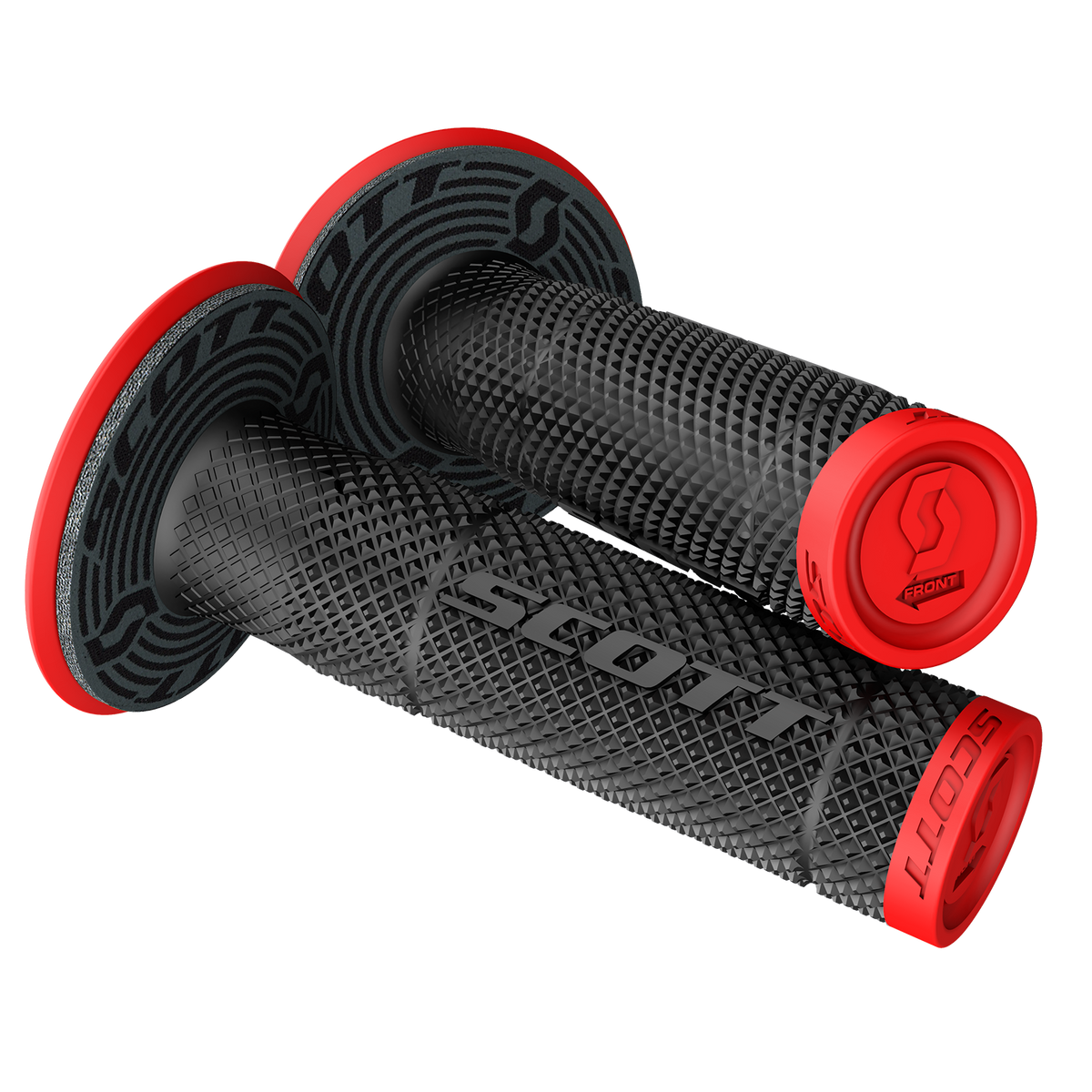 SCOTT SX II + Donut Grips Red/Black, Part Number 2196244959