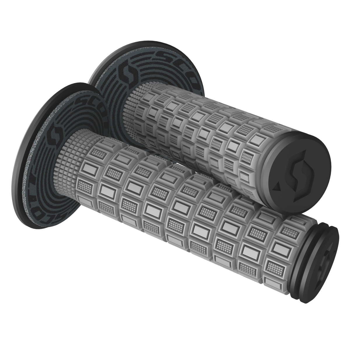 SCOTT Mellow + Donut Grips Gray/Black, Part Number 2693051019