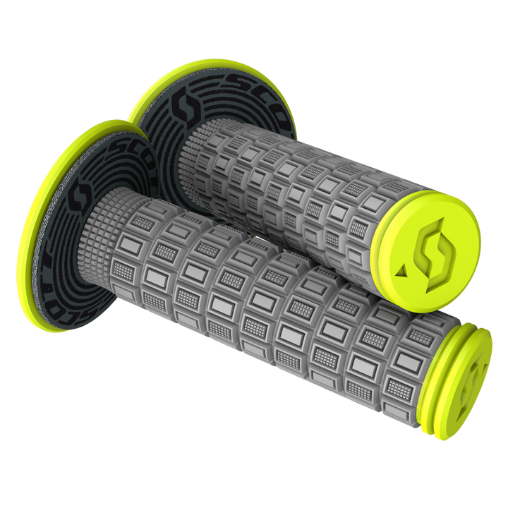 SCOTT Mellow + Donut Grips, Gray/Yellow, Part Number 2693055776