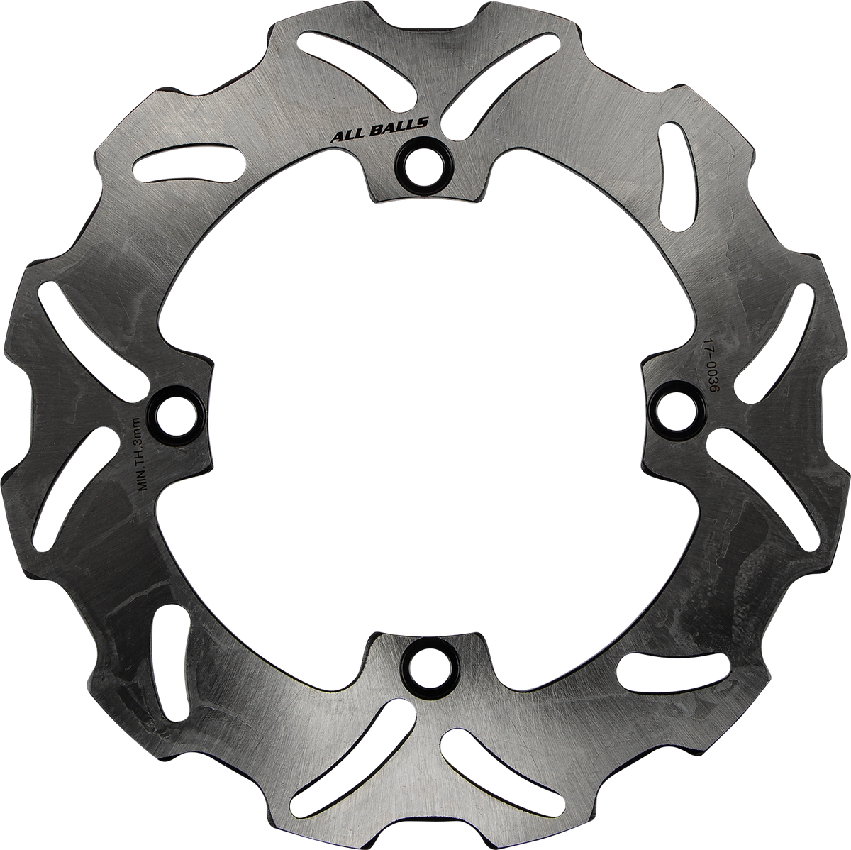 All Balls 18-0036 Slotted Wave Brake Rotor for Honda